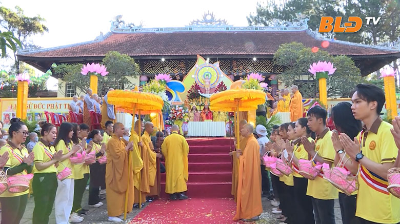 Phật giáo Lâm Đồng kỷ niệm Đại lễ Phật đản Phật lịch 2566