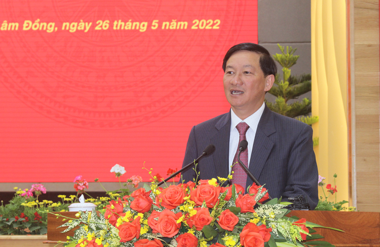 Bí thư Tỉnh ủy, Chủ tịch HĐND tỉnh Lâm Đồng Trần Đức Quận kết luận phiên giải trình của Thường trực HĐND tỉnh
