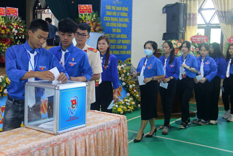 Huyện Đoàn Đam Rông tổ chức thành công Đại hội lần thứ IV