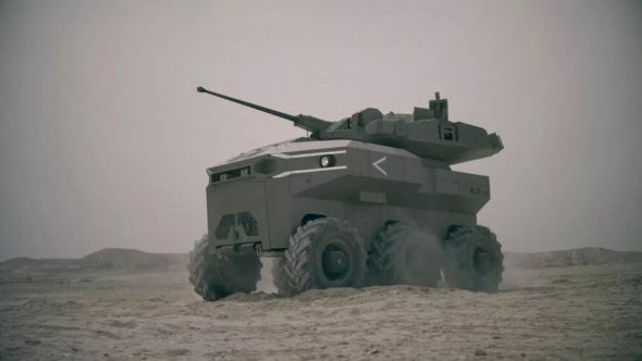 Bộ Quốc phòng Israel thử nghiệm xe robot chiến đấu không người lái