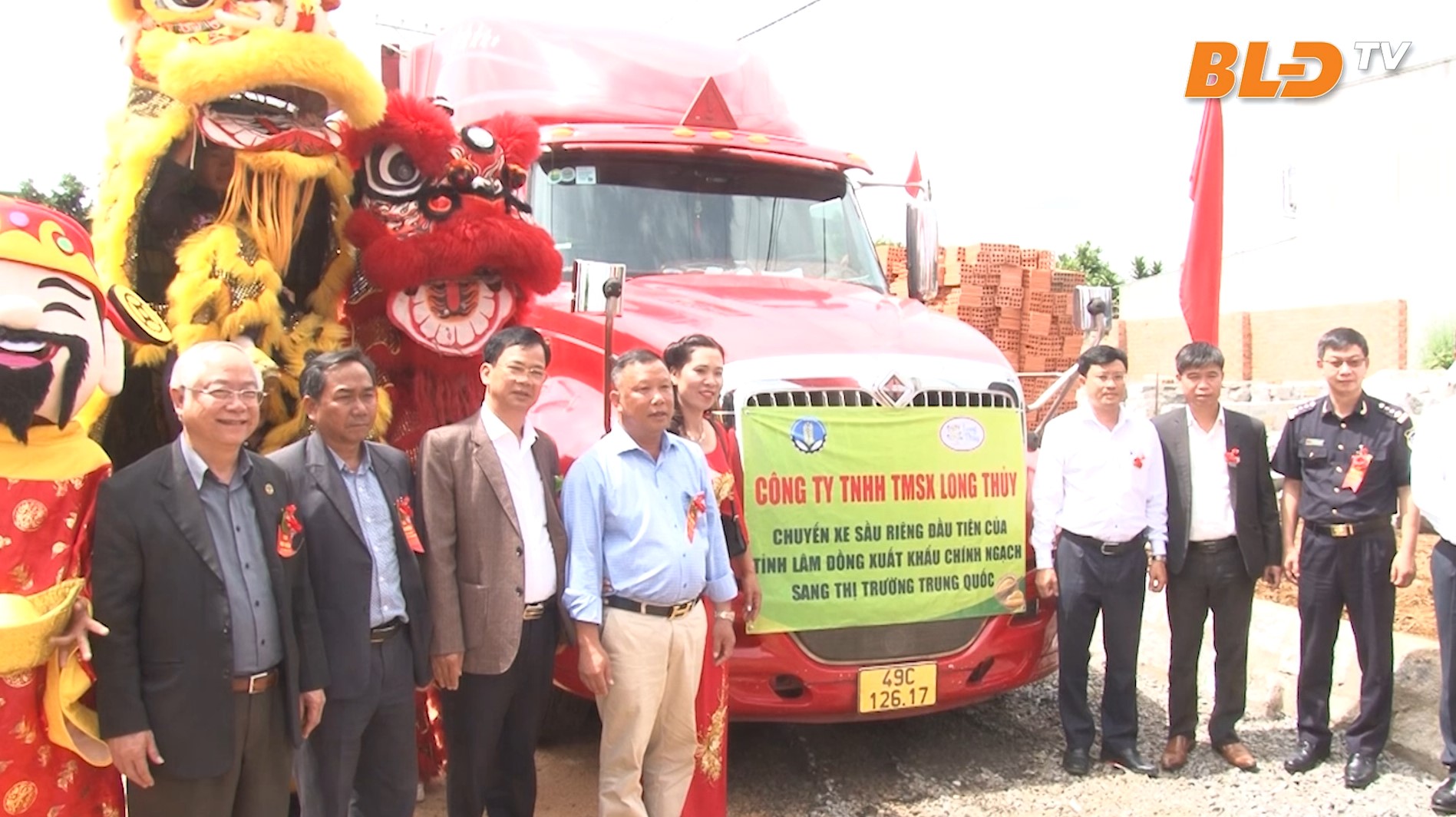 Lâm Đồng xuất khẩu lô sầu riêng chính ngạch đầu tiên sang Trung Quốc