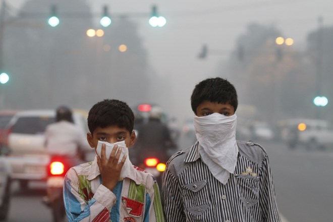 New Delhi được đánh giá là một trong những thành phố có tình trạng ô nhiễm không khí nghiêm trọng nhất thế giới. (Nguồn: Getty Images)
