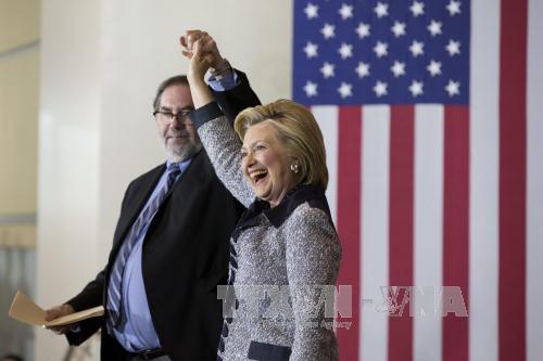 Bầu cử Mỹ 2016: Kết thúc bầu cử sơ bộ của đảng Dân chủ, bà H. Clinton chiến thắng ở thủ đô Washington
