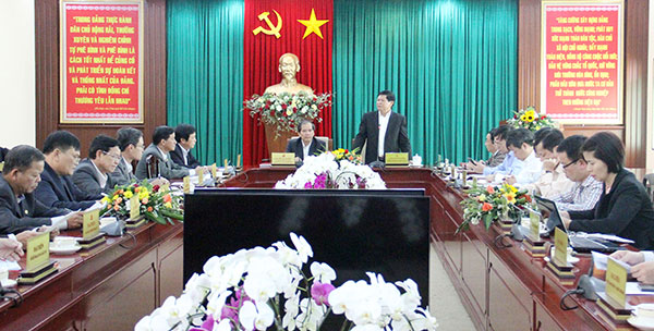 Ban Kinh tế Trung ương làm việc với tỉnh Lâm Đồng