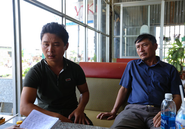 Anh Nguyễn Mạnh Cường (bên trái) chia sẻ về vụ việc đau lòng