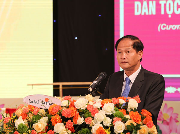 Đồng chí Nguyễn Trọng Ánh Đông phát biểu và nhận trách nhiệm trước Đại hội