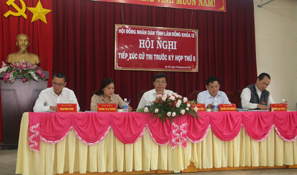 Đại biểu HĐND tỉnh tiếp xúc với cử tri phường Lộc Sơn, TP Bảo Lộc