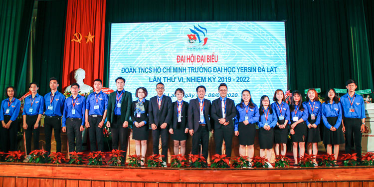 Ban chấp hành Đoàn Trường Đại học Yersin Đà Lạt nhiệm kỳ 2019 - 2022 ra mắt