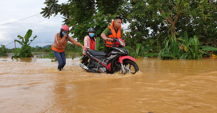 Lũ lụt trên địa bàn huyện Đạ Tẻh vào tháng 8/2019