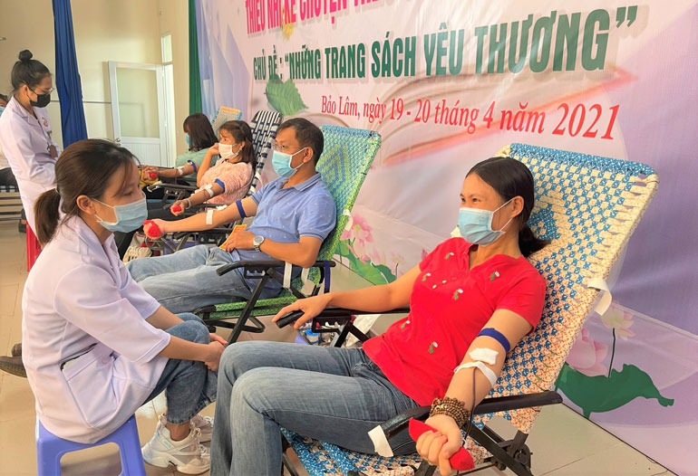 Bảo Lâm: Thu 204 đơn vị máu tại Ngày hội hiến máu tình nguyện