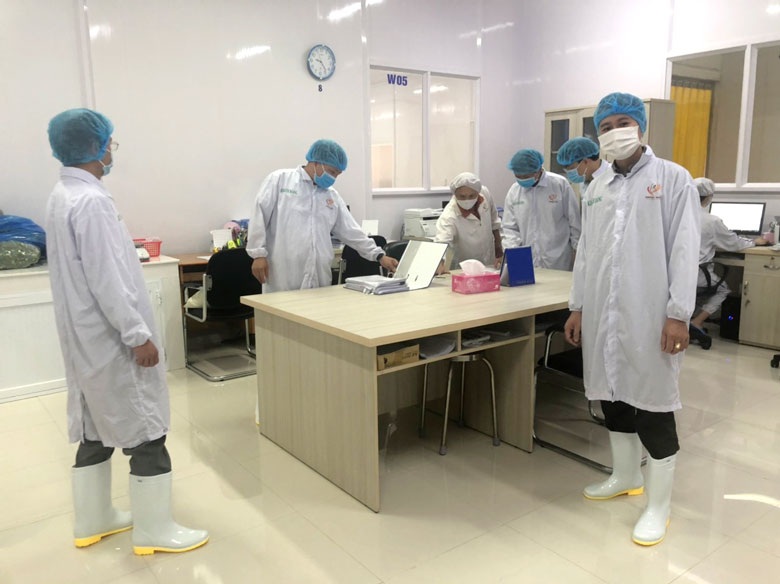 Sở Y tế tỉnh kiểm tra công tác phòng, chống dịch COVID-19 tại Khu Công nghiệp Phú Hội (Đức Trọng)