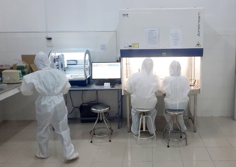 Phòng xét nghiệm SARS-CoV-2 Trung tâm Kiểm soát Bệnh tật Lâm Đồng