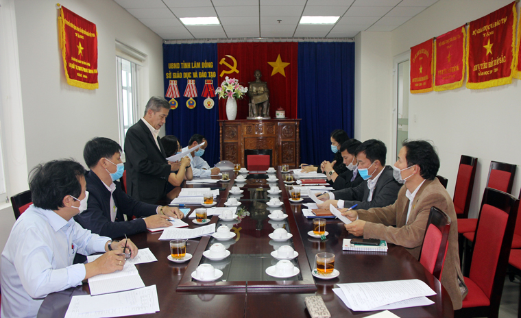Đoàn kiểm tra của Bộ Giáo dục và Đào tạo làm việc về kỳ thi tốt nghiệp THPT 2021 tại Lâm Đồng