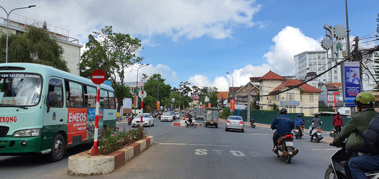 Nút giao trên đường Trần Phú hiện nay