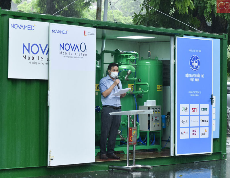 Container oxy di động (NOVAO2-Mobile System) sẽ kịp thời phục vụ công tác điều trị cho bệnh nhân Covid-19