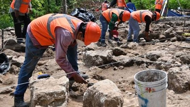 Di vật khảo cổ được tìm thấy tại công trình xây dựng giai đoạn 1 của tuyến đường sắt Tren Maya.