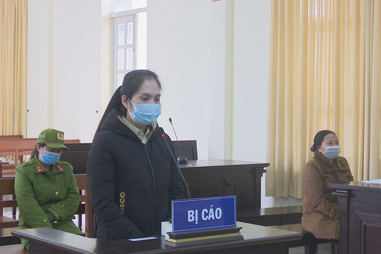 Bị cáo Hàn Nai Hương tại phiên tòa