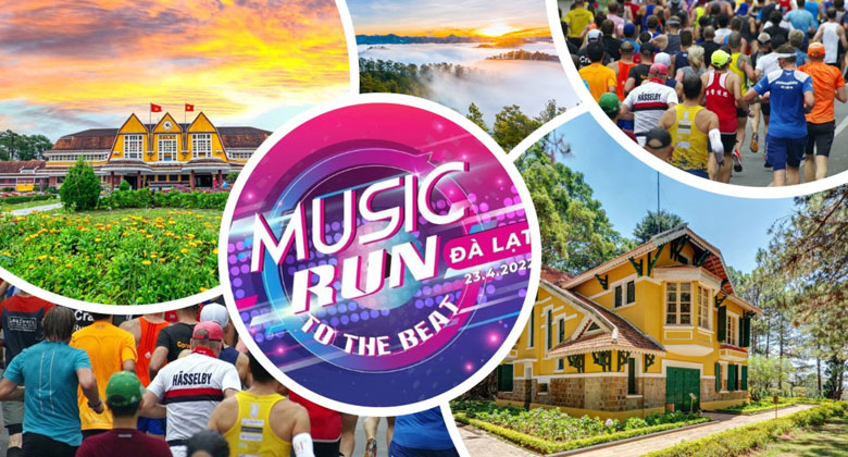 Giải chạy bộ âm nhạc “DaLat Music Run 2022”, nhận đăng ký đến 12h00 ngày 23/4/2022 ở 3 cự ly: 5 km, 10 km và 21 km