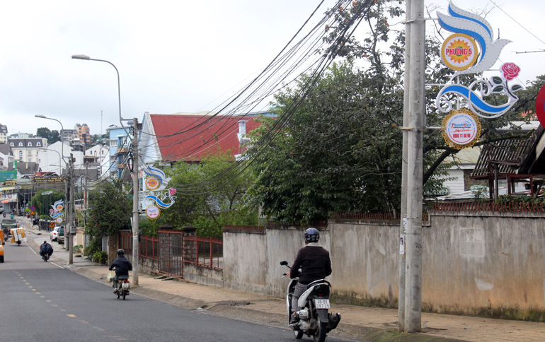 Đà Lạt: Mỗi phường, xã một tuyến đường chiếu sáng nghệ thuật