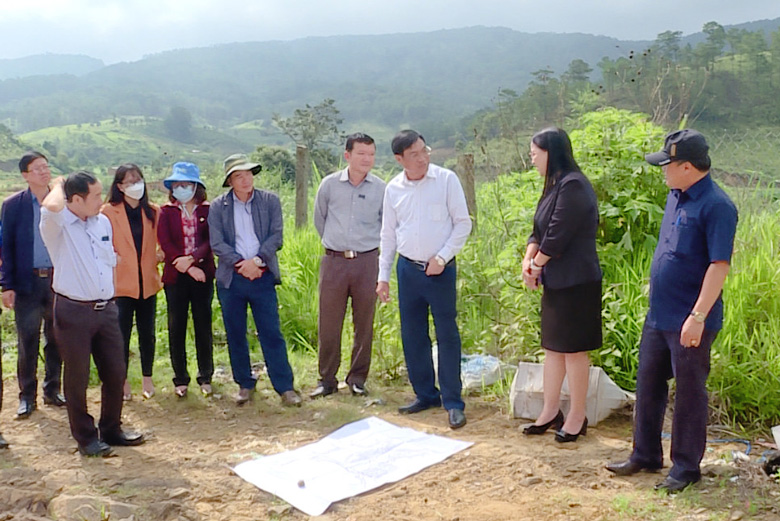 Đoàn Ủy ban MTTQ tỉnh và các đoàn thể chính trị - xã hội giám sát việc triển khai thực hiện Dự án hồ Ta Hoét