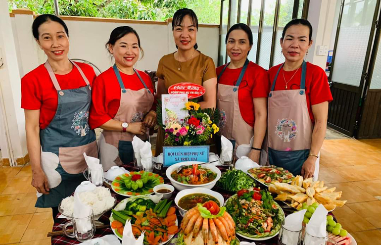 Đạ Tẻh: Tổ chức hội thi nấu ăn cho chị em hội viên phụ nữ